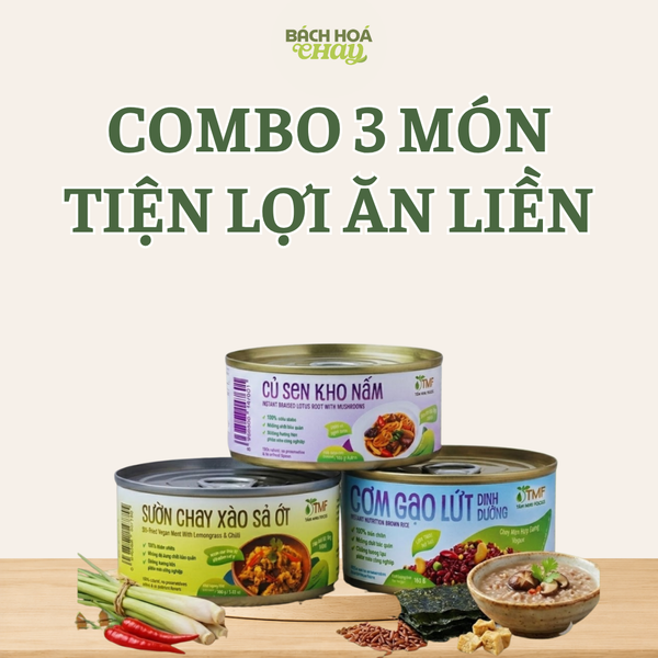  COMBO 3 MÓN TIỆN LỢI ĂN LIỀN 