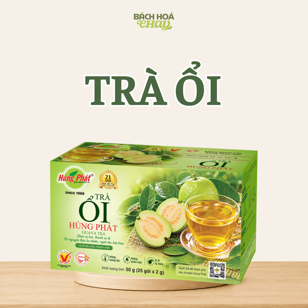  TRÀ ỔI 50G HÙNG PHÁT - ĐẬM VỊ TRÀ, THANH VỊ ỔI TƯƠI MÁT 
