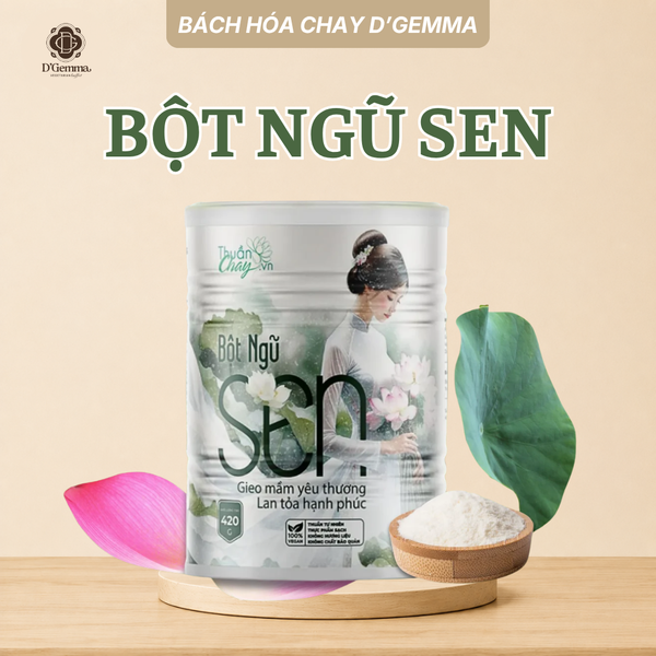  Bột Ngũ Sen 420g - Hỗ Trợ An Thần, Giúp Ngủ Ngon Sâu Giấc 