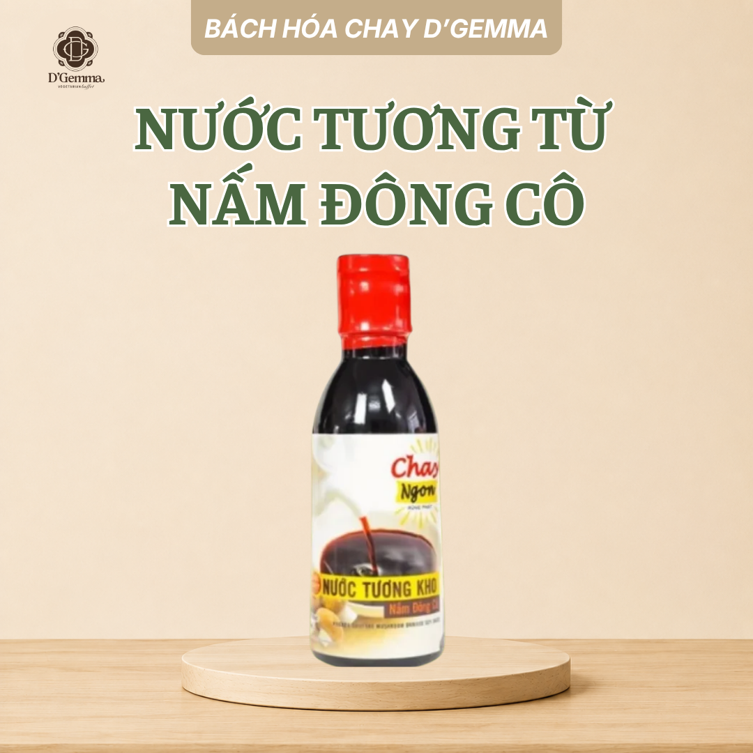  NƯỚC TƯƠNG TỪ NẤM ĐÔNG CÔ CHAY NGON | HÙNG PHÁT – CHAI 200ML 