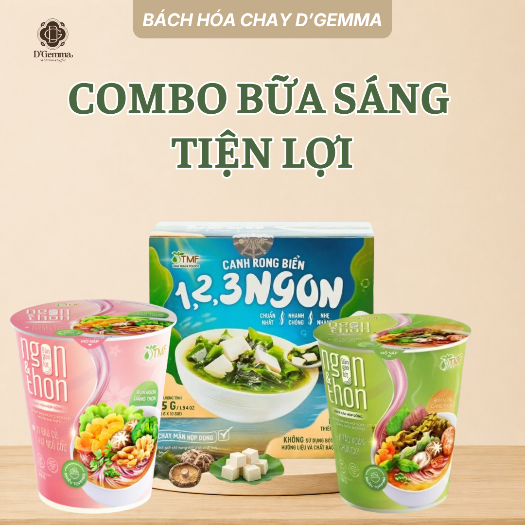  COMBO BỮA SÁNG TIỆN LỢI 