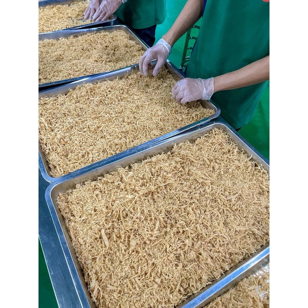  CHÀ BÔNG CHAY SỢI DAI 70G - ACCNHI FOOD - ĐẠM THỰC VẬT DỒI DÀO, VỊ NGỌT THANH TỪ NGƯU BÁNG 