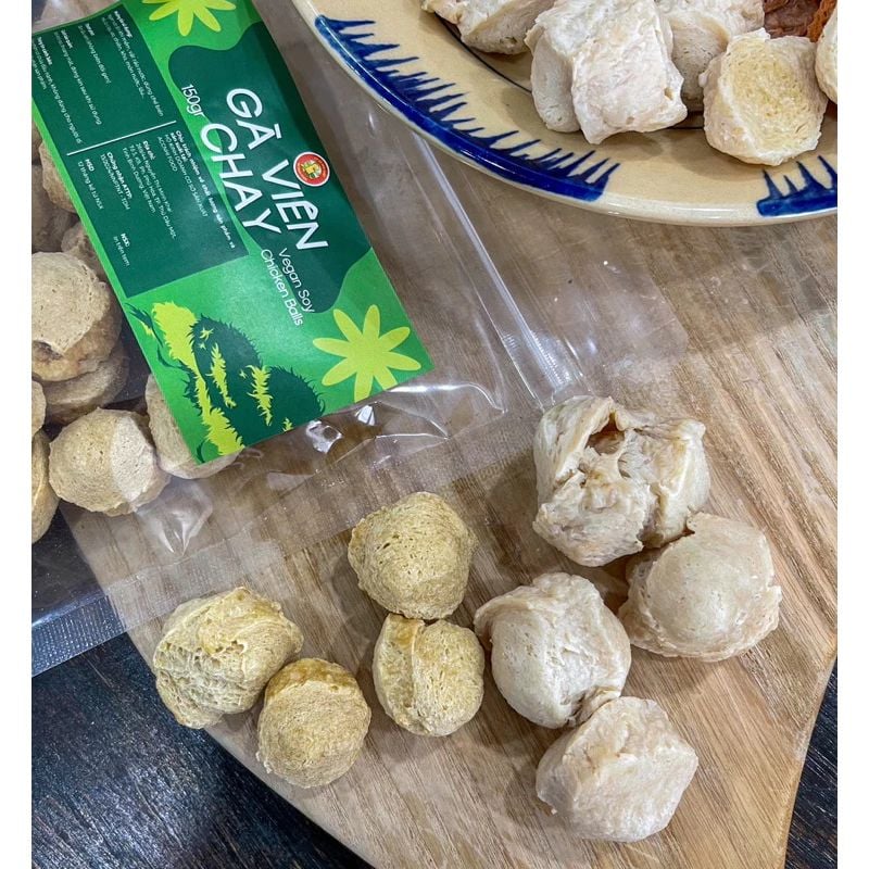  GÀ VIÊN CHAY ACCNHI FOOD 150G – NGUYÊN LIỆU CHAY TIỆN LỢI, ĐA DẠNG CÁCH CHẾ BIẾN 