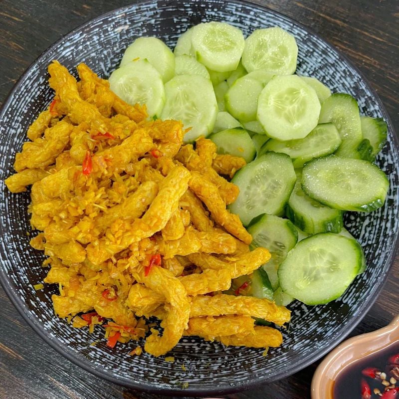  BÓNG CÁ CHAY ACCNHI FOOD 100g – NGUYÊN LIỆU CHAY TIỆN LỢI, ĐA DẠNG CÁCH CHẾ BIẾN 