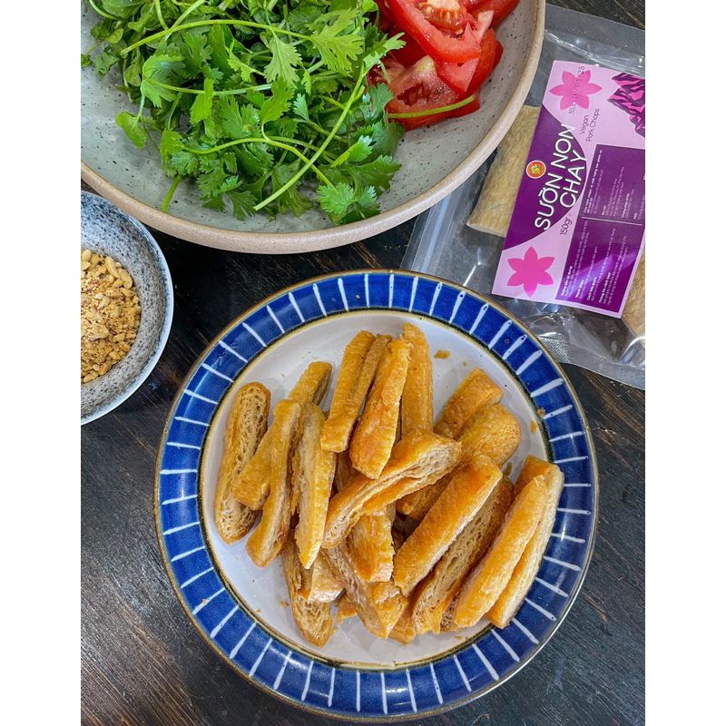  SƯỜN NON CHAY ACCNHI FOOD 150G – NGUYÊN LIỆU CHAY TIỆN LỢI, ĐA DẠNG CÁCH CHẾ BIẾN 