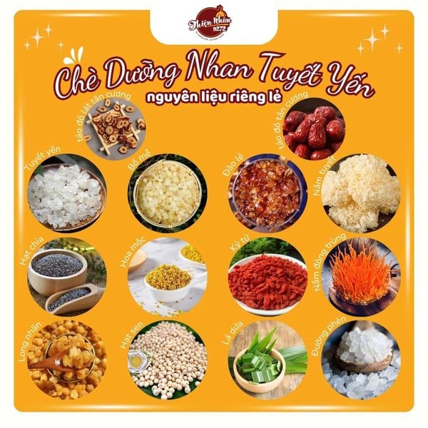  SET CHÈ DƯỠNG NHAN 14 VỊ 250G THIỆN NHÂN 5272 - THANH MÁT GIẢI NHIỆT, DƯỠNG TÚY SẮC ĐẸP TỪ THIÊN NHIÊN 