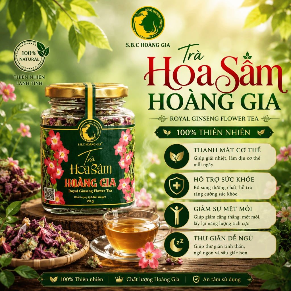  COMBO KHỎE MỖI NGÀY - BỘ 5 SẢN PHẨM THẢO MỘC DƯỠNG SINH, CHĂM SÓC SỨC KHỎE TOÀN DIỆN 