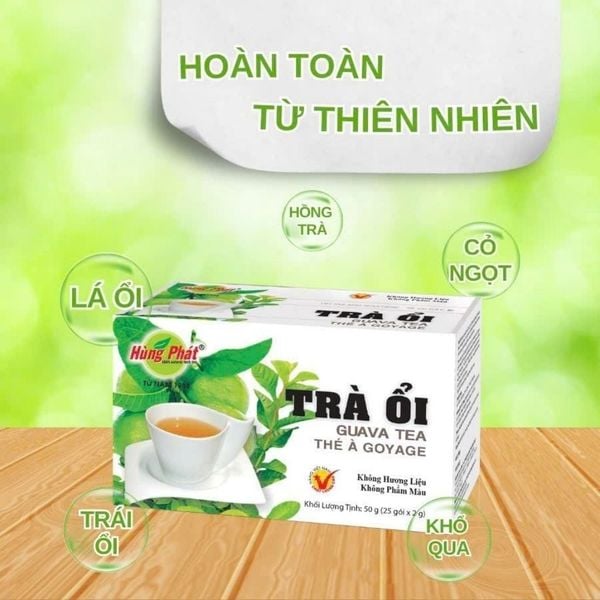  TRÀ ỔI 50G HÙNG PHÁT - ĐẬM VỊ TRÀ, THANH VỊ ỔI TƯƠI MÁT 