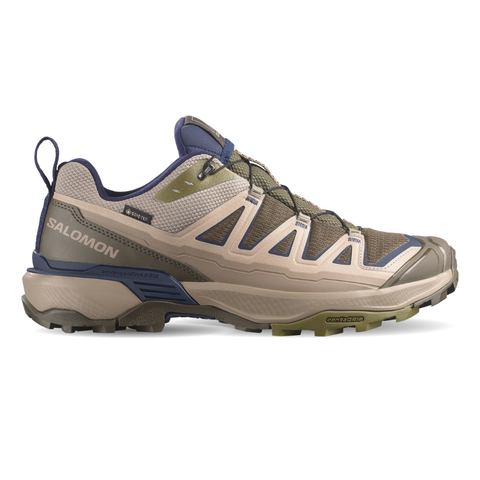 Giày Hiking Salomon Nam X Ultra 360 Edge Gore-Tex Olive Night /Silver Sage /Maritime Blue L49222900
