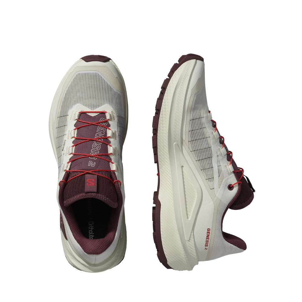 Giày Trail Running Nữ Salomon Genesis 2 Vanilla Ice /Huckleberry /Lava Falls L49309600