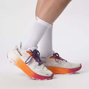 Giày Chạy Bộ Salomon Nữ Aero Glide 2 ISD L47526700 White/Dragon Fire/Vivacious