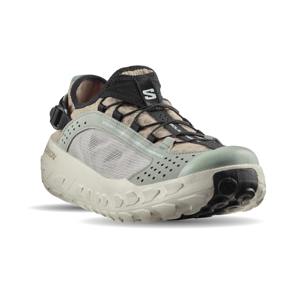 Giày Dép Sandals Salomon Men Sandals & Watershoes Solamphibian Desert Tan/Wrought Iron L49107800