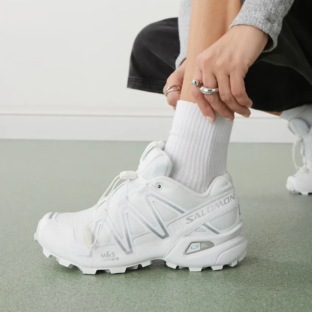 Giày Thể Thao Unisex Salomon Speedcross 3 White/Ftw Silver/White L47587900