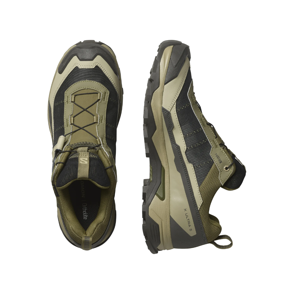 Giày Hiking Salomon Nam X Ultra 5 Gore-Tex Martini Olive / Gray Green / Blue Nights L47725800