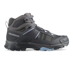 Giày Hiking Salomon Nữ X Ultra 5 Mid Gore-Tex Asphalt/Castlerock/Brunnera Blue L45408600