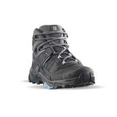 Giày Hiking Salomon Nữ X Ultra 5 Mid Gore-Tex Asphalt/Castlerock/Brunnera Blue L45408600