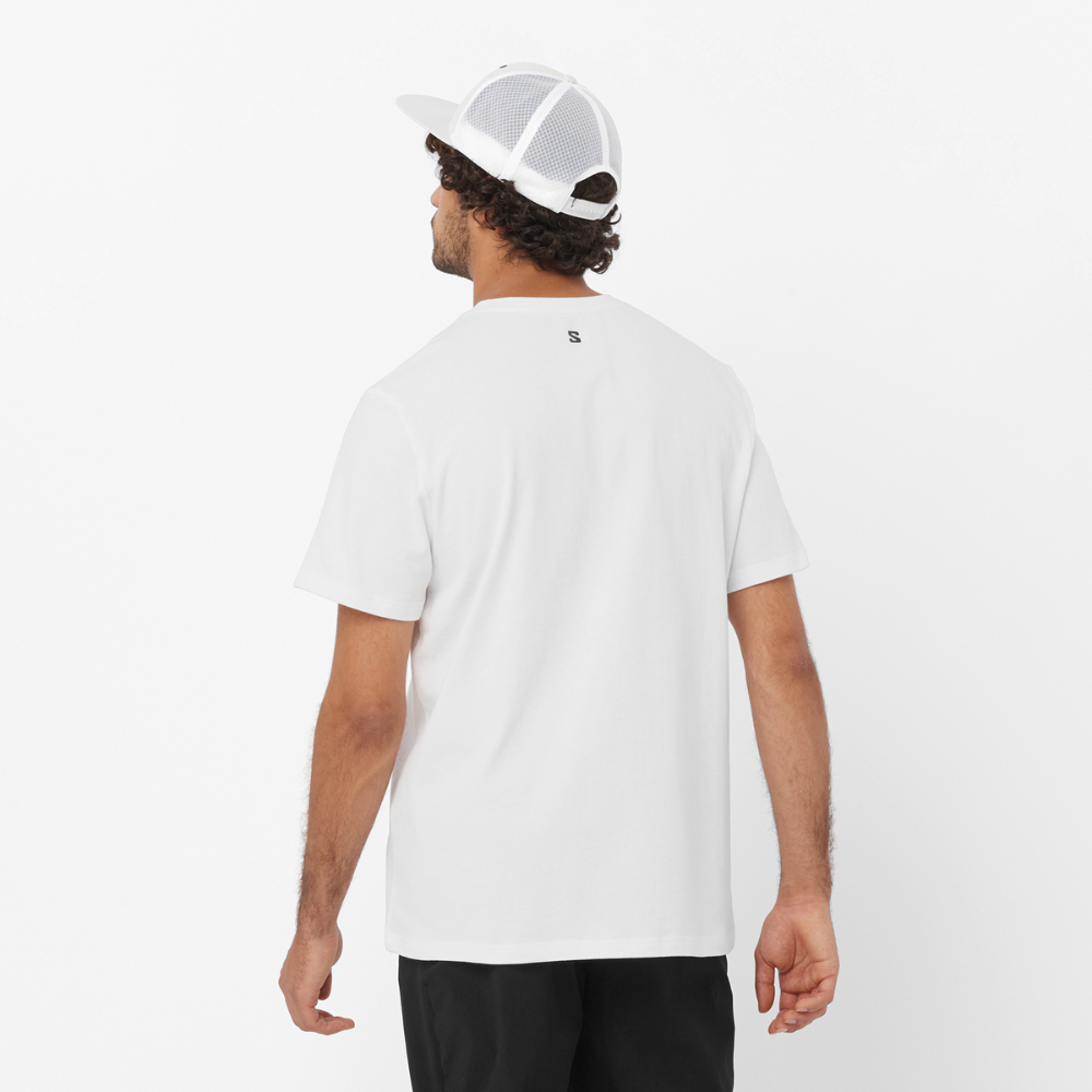 Áo Thun Nam Salomon Men's Globe Graphic SS Tee White LC2249100