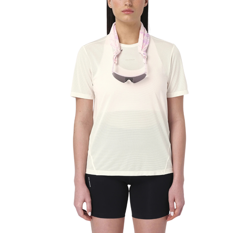 Áo Thể Thao Nữ Salomon SHAKEout Core Graphic Whisper White/Pink Frosting/Icy Pink LC3040700