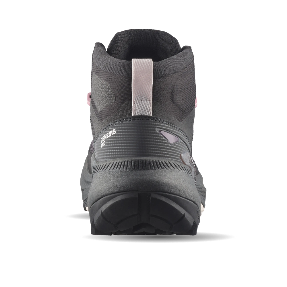 Giày Hiking Salomon Nữ Genesis Mid Gore-Tex Black/Dawn Pink/Lilac Ash L45409700
