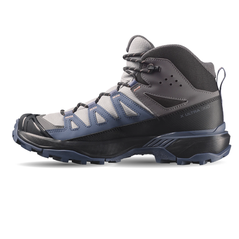 Giày Hiking Salomon Nữ X Ultra 360 Mid Gore-Tex Alloy / Grisaille / Black L45390700