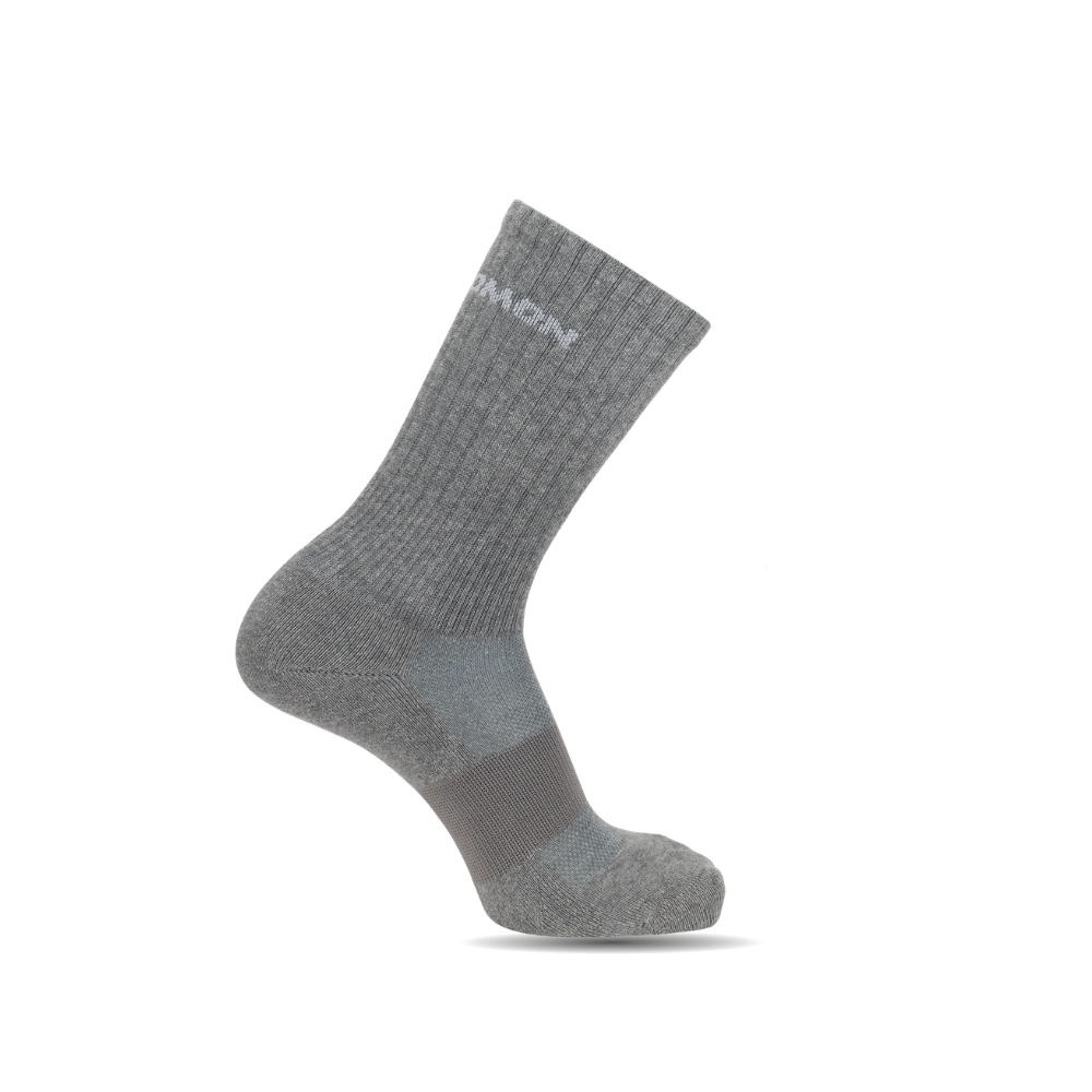 Tất Thể Thao Salomon Evasion Crew 2-Pack Light Grey /Heather Medium LC2087400