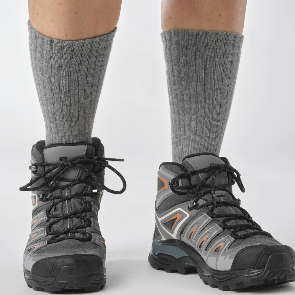 Tất Thể Thao Salomon Evasion Crew 2-Pack Light Grey /Heather Medium LC2087400
