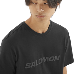 Áo Thể Thao Nam Salomon Big logo Tee Deep Black LC2526600