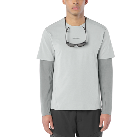 Áo Thể Thao Nam Salomon Trackline Tee Wrought Iron LC2954300