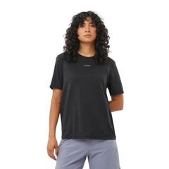 Áo Thể Thao Nữ Salomon SHAKEout Core SS Tee Deep Black LC2425200