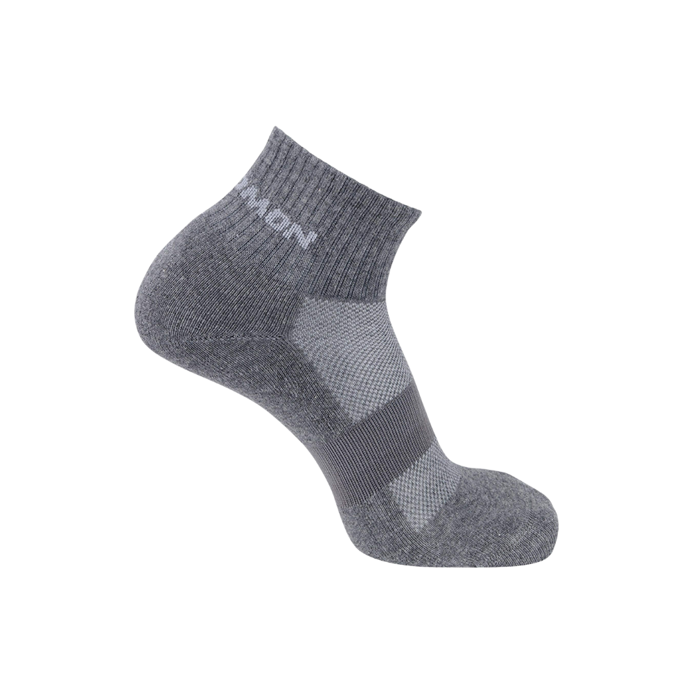 Tất Thể Thao Salomon Evasion Ankle 2-Pack Light Grey/Heather Medium LC1983400