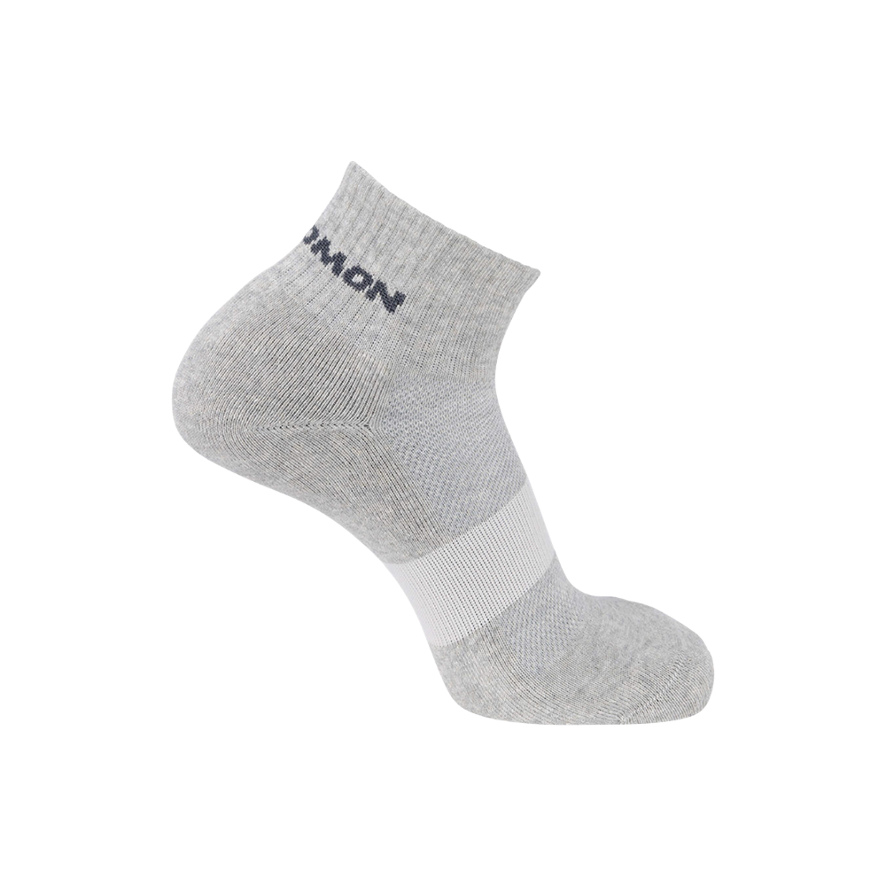 Tất Thể Thao Salomon Evasion Ankle 2-Pack Light Grey/Heather Medium LC1983400