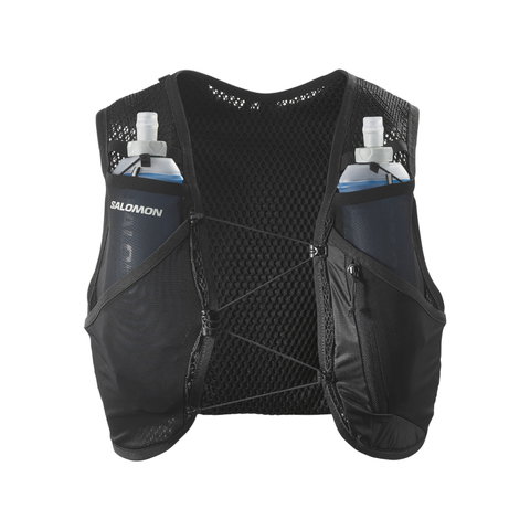 Vest Nước Chạy Địa Hình Salomon Active Skin 4 Black/Metal LC2178200