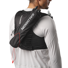 Vest Nước Chạy Địa Hình Salomon Active Skin 4 Black/Metal LC2178200