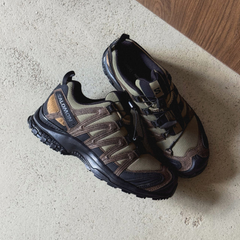 Giày Thể Thao Unisex Salomon XA Pro 3D Distressed Leather Dark Earth Black L47797400