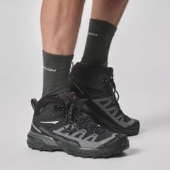 Giày Hiking Salomon Nam X Ultra 360 Mid GTX Black L47447600
