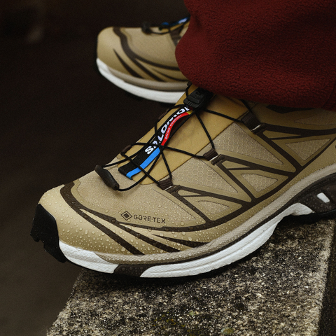 Giày Thể Thao Unisex Salomon XT-6 GTX Kelp / Wren / Safari L47975000