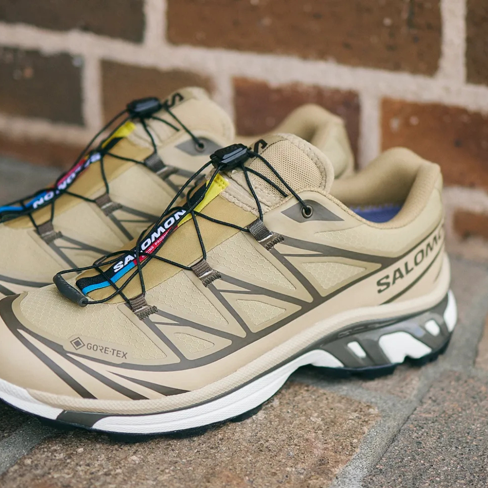 Giày Thể Thao Unisex Salomon XT-6 GTX Kelp / Wren / Safari L47975000