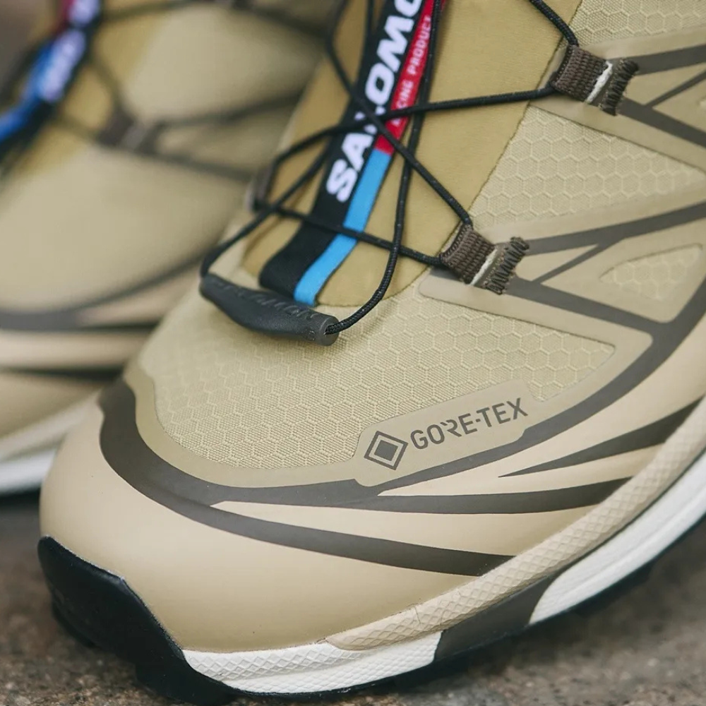 Giày Thể Thao Unisex Salomon XT-6 GTX Kelp / Wren / Safari L47975000