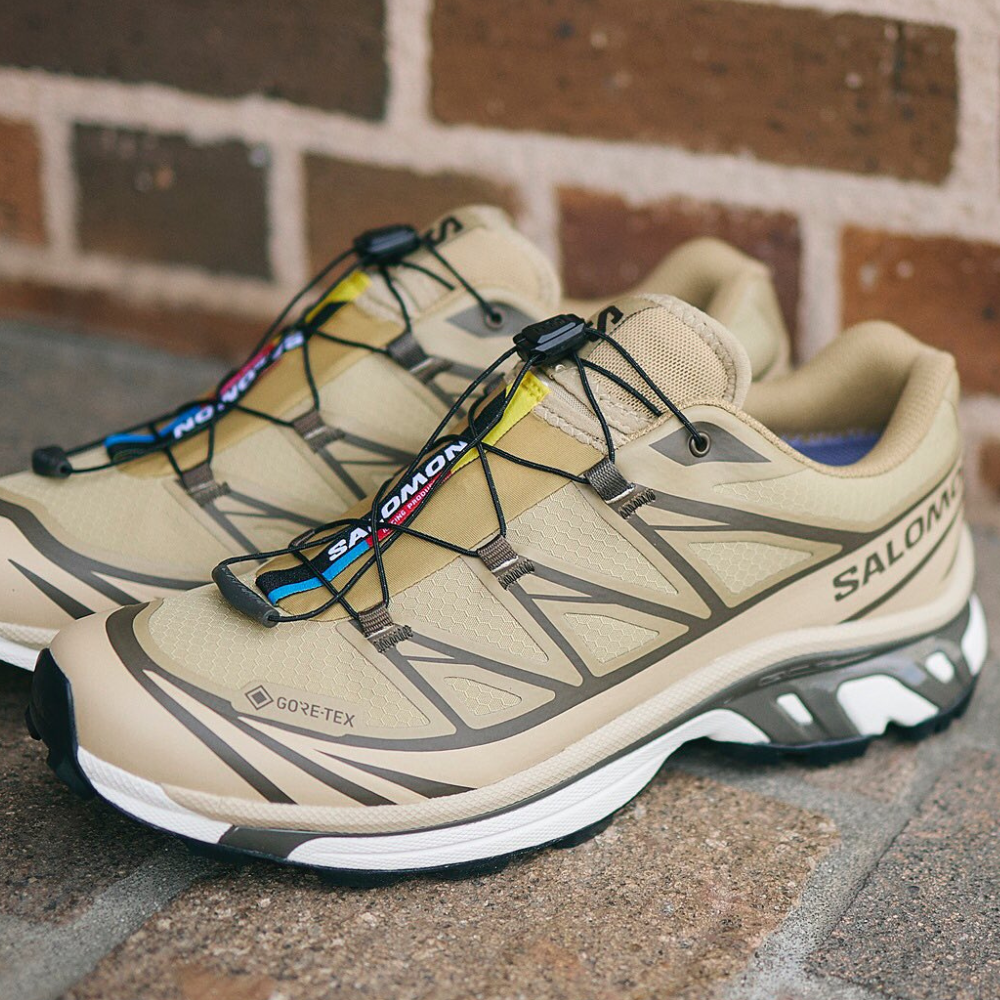 Giày Thể Thao Unisex Salomon XT-6 GTX Kelp / Wren / Safari L47975000