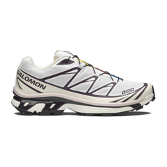 Giày Thể Thao Unisex Salomon XT-6 White/Vanilla Ice/Plum L47864600