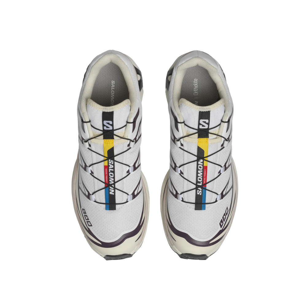 Giày Thể Thao Unisex Salomon XT-6 White/Vanilla Ice/Plum L47864600