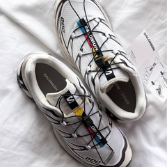 Giày Thể Thao Unisex Salomon XT-6 White/Vanilla Ice/Plum L47864600