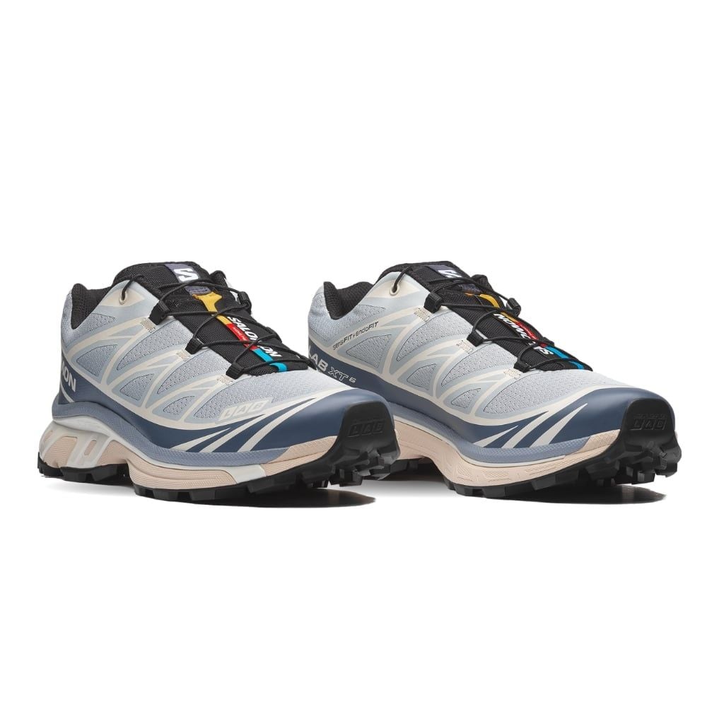 Giày Thể Thao Unisex Salomon XT-6 Pearl Blue/Grisaille/Vanilla Ice L45472800