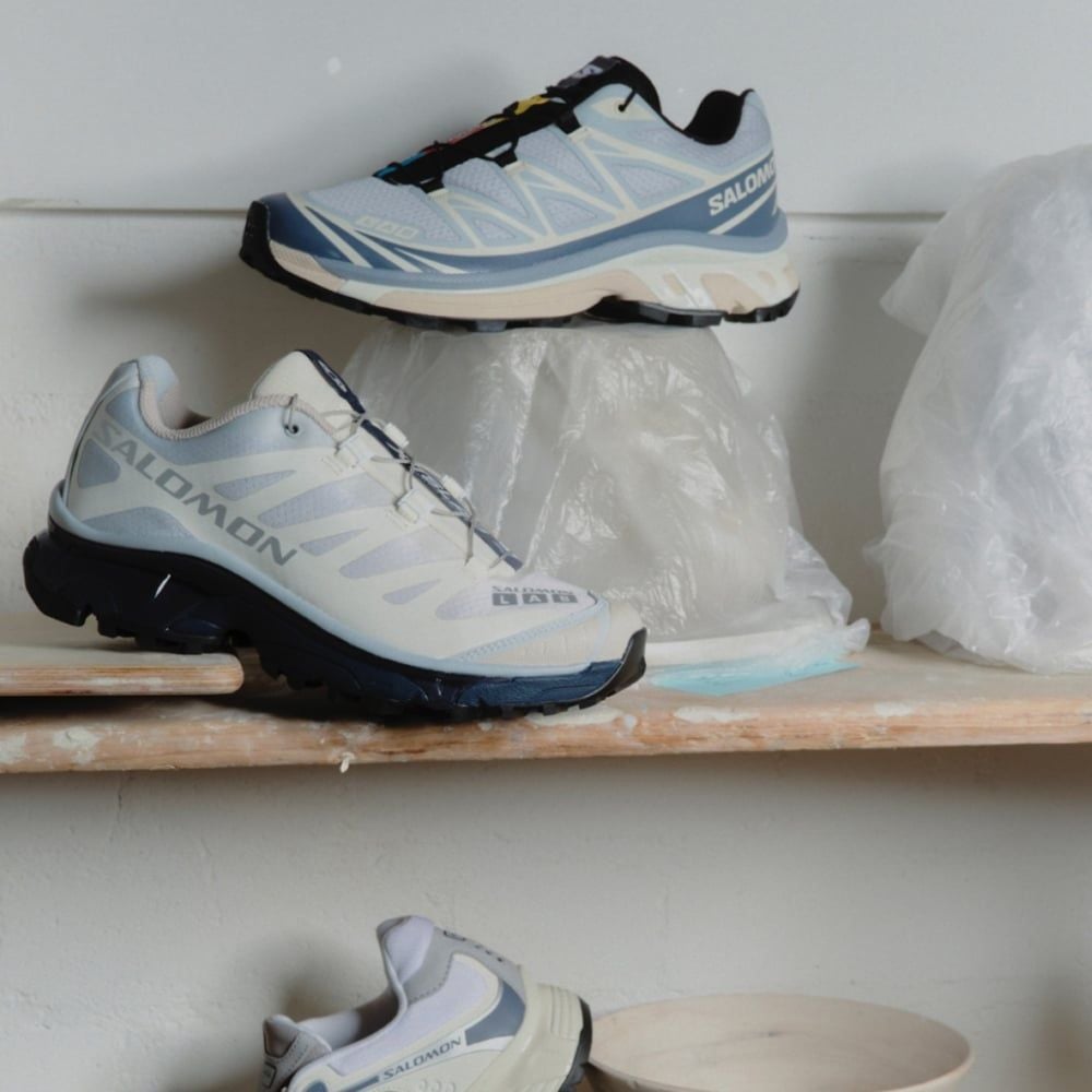 Giày Thể Thao Unisex Salomon XT-6 Pearl Blue/Grisaille/Vanilla Ice L45472800