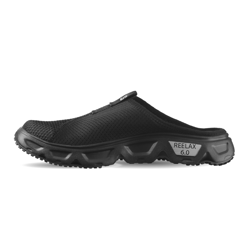 Dép Thể Thao Trail Running Nam Salomon Reelax Slide 6.0 Black/Black/Alloy L47112000