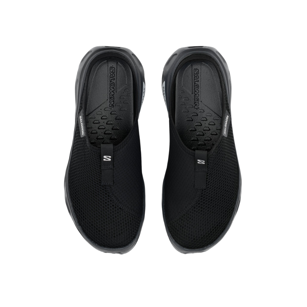 Dép Thể Thao Trail Running Nam Salomon Reelax Slide 6.0 Black/Black/Alloy L47112000