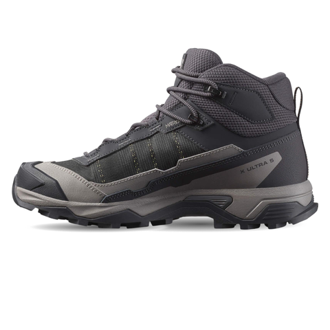 Giày Hiking Salomon Nữ X Ultra 5 Mid Gore-Tex Nine Iron/Gull/Soft Clay L47754500