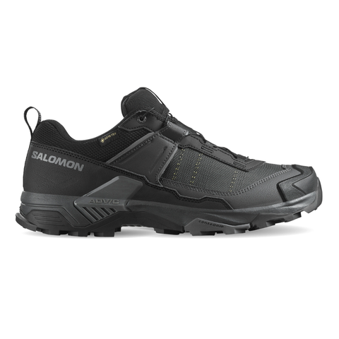Giày Hiking Salomon Nam X Ultra 5 Wide Gore-Tex Black/Asphalt/Castlerock L47727400