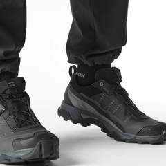 Giày Hiking Salomon Nam X Ultra 5 Wide Gore-Tex Black/Asphalt/Castlerock L47727400