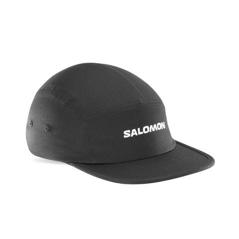 Mũ Thể Thao Unisex Salomon Logo 5 Panel Deep Black LC2681800
